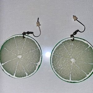 Lime earings